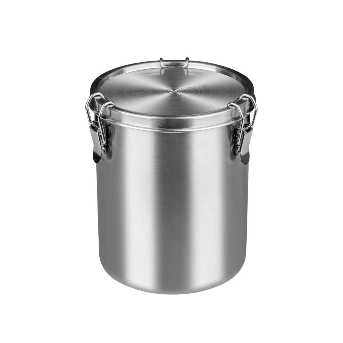 Stainless Steel Pet Food Storage Bucket Dog Cat Grain Container Bin Kitchen - 2500ml