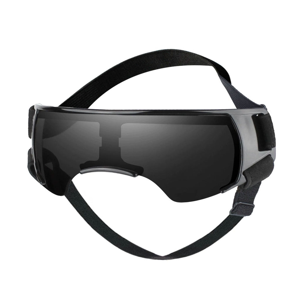 Pet Dog Sunglasses Goggles UV Eye Shield for Small Dogs Outdoor Travel Sunshade - Gold