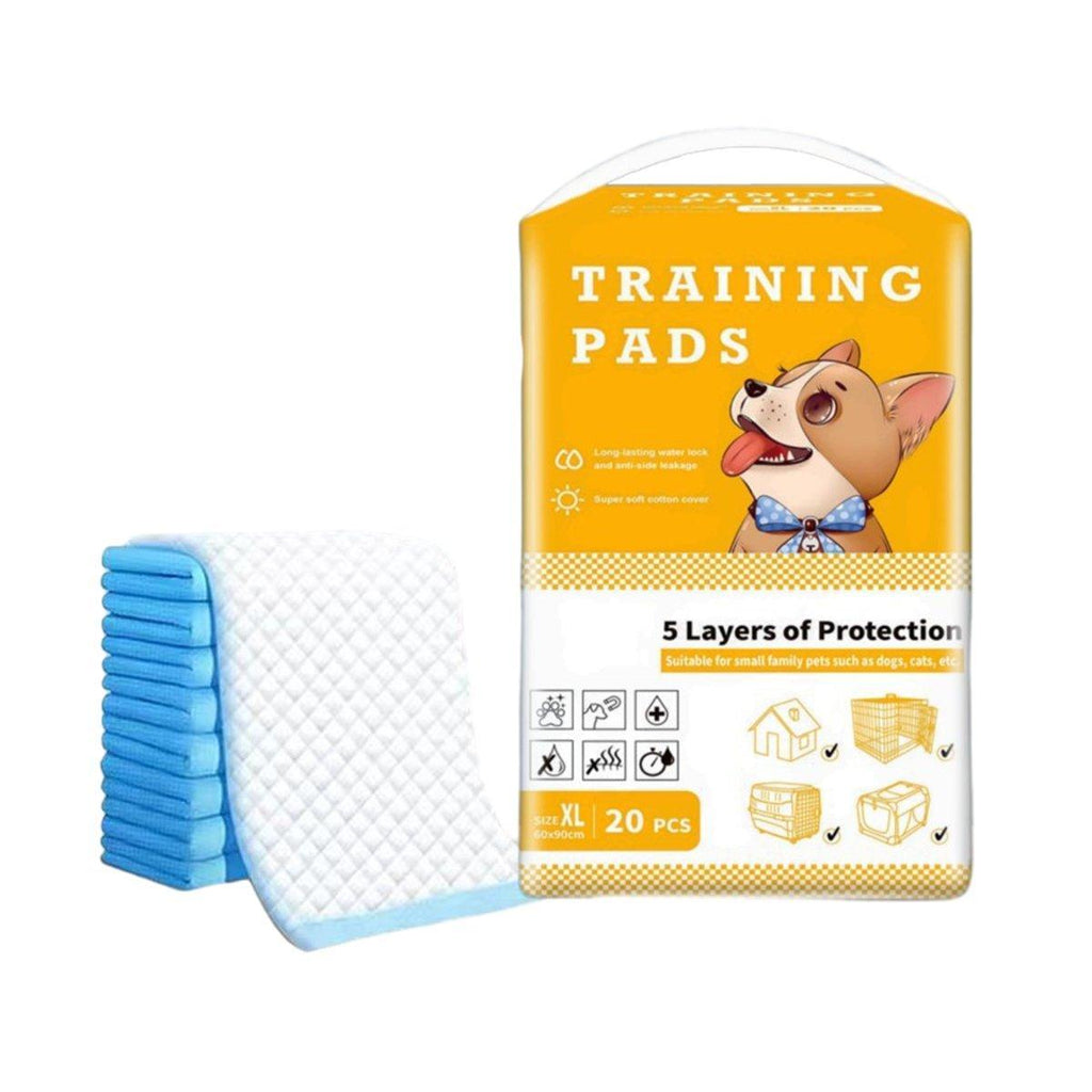 Large Puppy Dog Training Pads Pet Toilet Thickened Pee Pads Mat Indoor Absorbent - S ( 45*33cm) - 100PCS