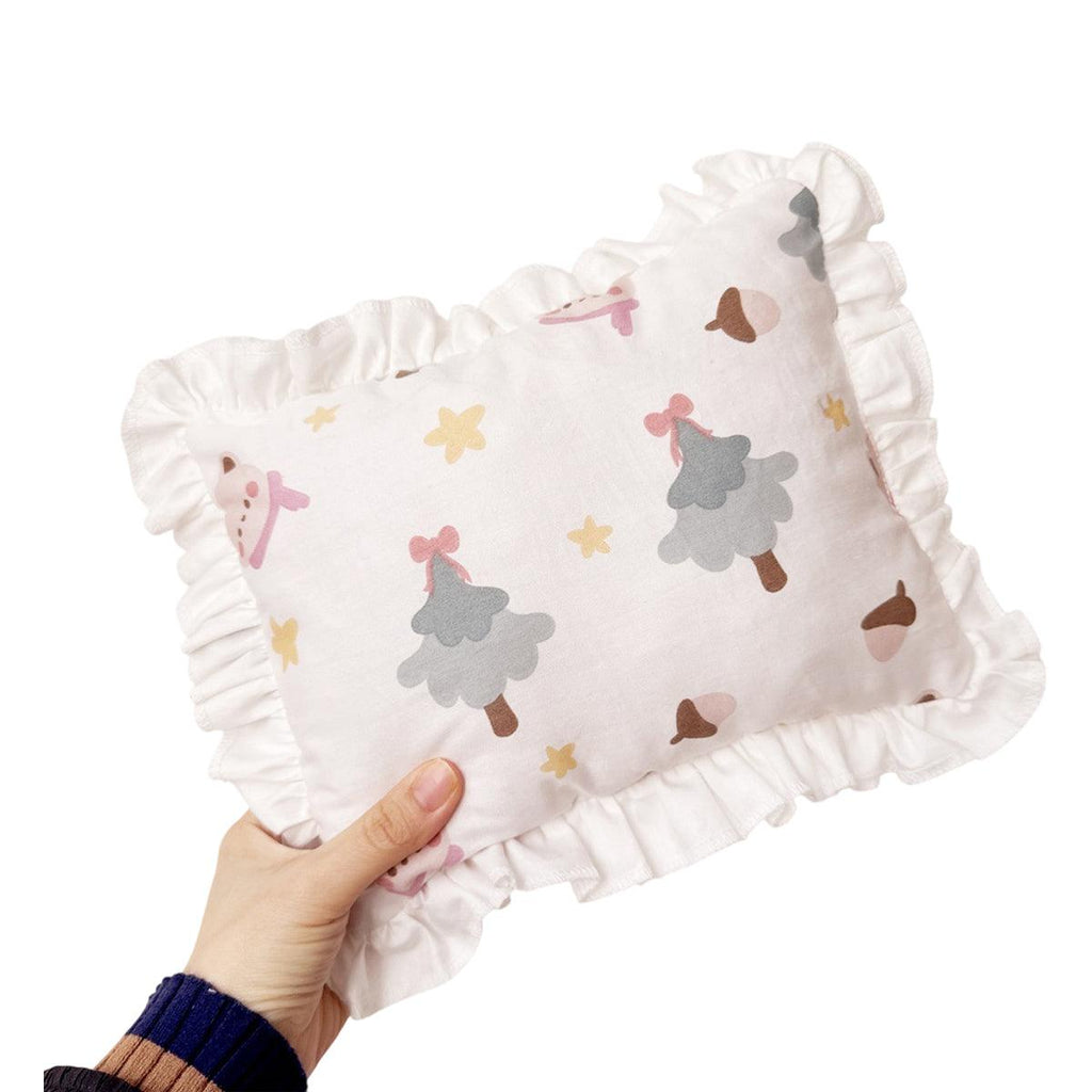 Lace Cat Pillow Soft Pet Cushion for Sleeping Comfortable Kitty Bed Cushion - Brown Stars