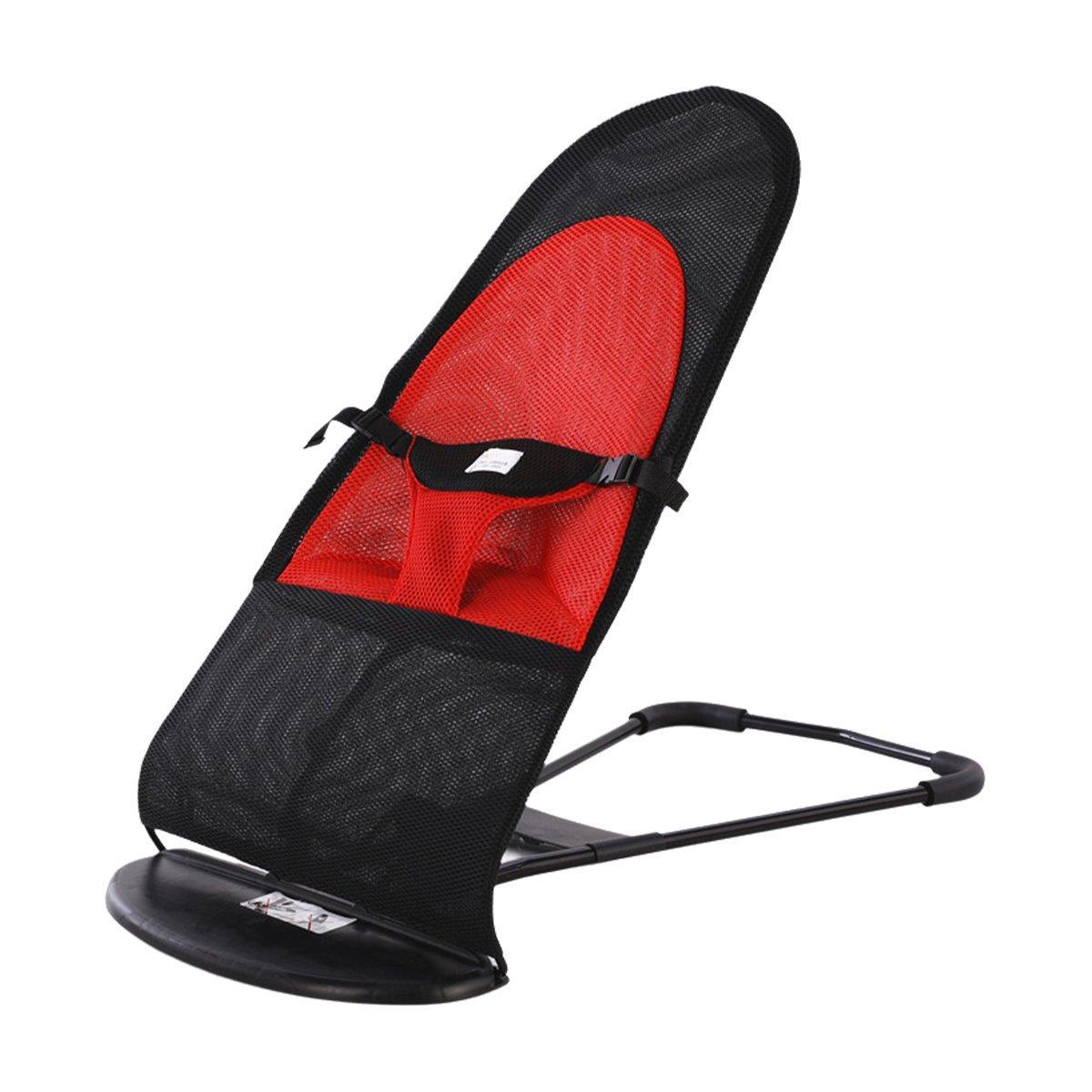 Pet Rocking Chair for Dogs Cats Foldable Pet Bed Portable Sleeping Lounger Chair - Black