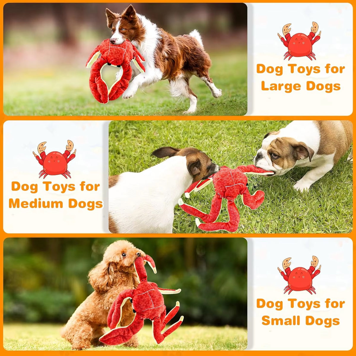 Pet Dog Toys Interactive Plush Dog Toys Durable for Puppy Small Dogs Bite Play