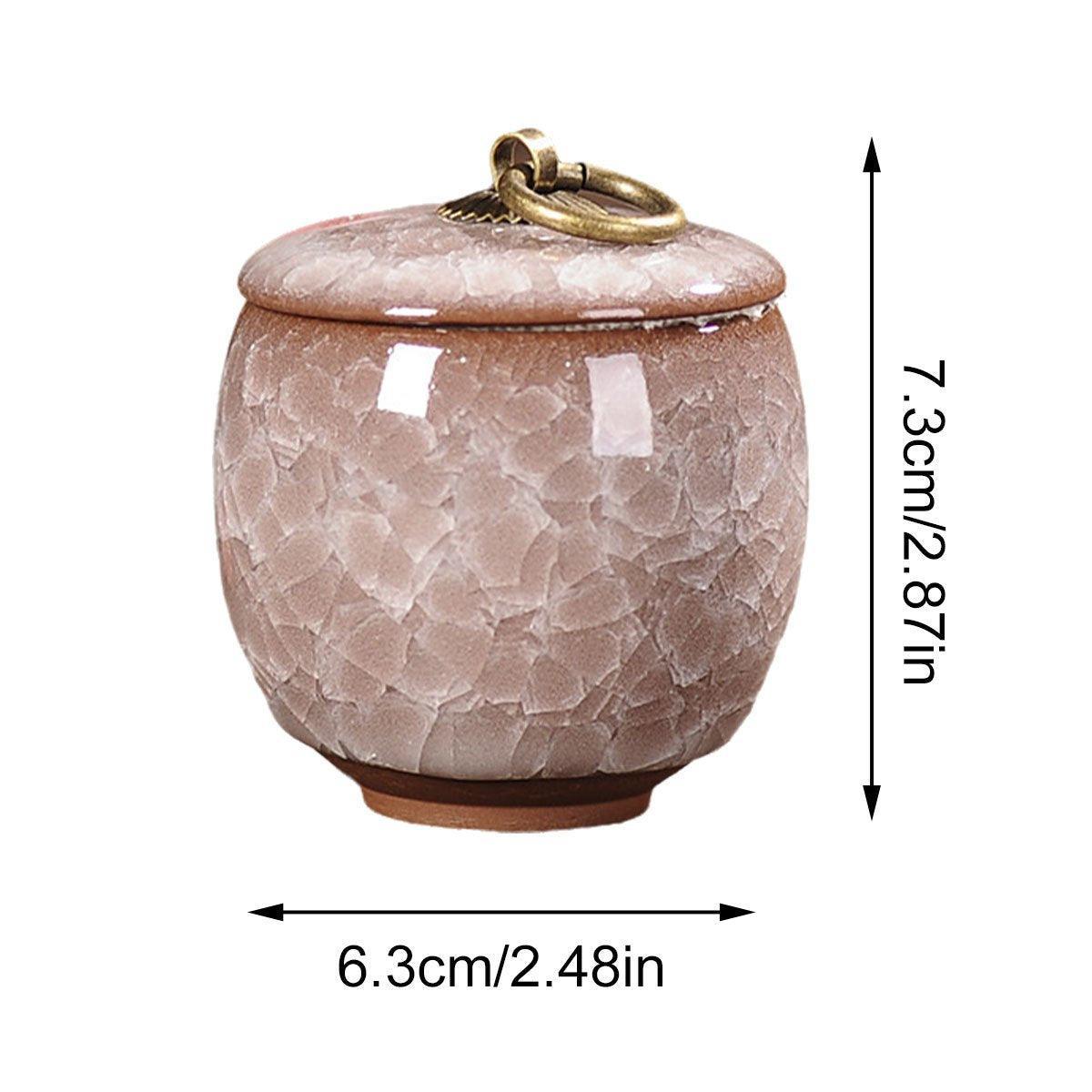 Small Pet Urn for Ashes Memorial Keepsake Urns for Dog Cat Cremation Remains - Blue