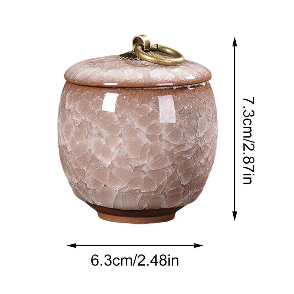 Small Pet Urn for Ashes Memorial Keepsake Urns for Dog Cat Cremation Remains - Sky Blue
