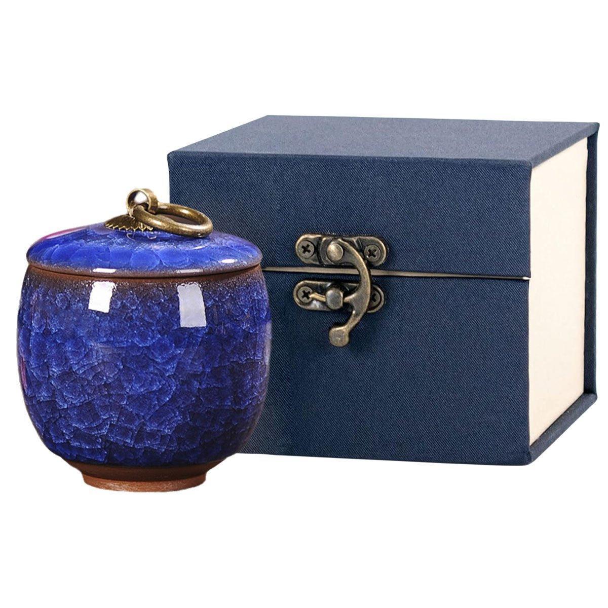 Small Pet Urn for Ashes Memorial Keepsake Urns for Dog Cat Cremation Remains - White