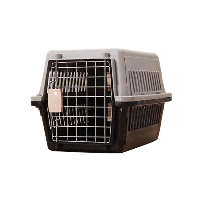 S Size Dog Cat Rabbit Portable Tote Crate Pet Carrier Kennel Travel Airline Carry Bag - Black