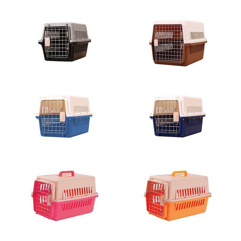 S Size Dog Cat Rabbit Portable Tote Crate Pet Carrier Kennel Travel Airline Carry Bag - Orange