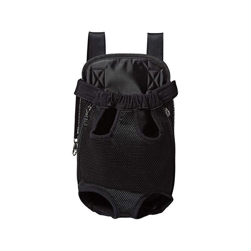 M Size Pet Carrier Dog Cat Puppy Front Back Backpack Shoulder Carry Sling Pouch Bag - Black