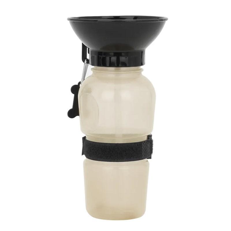 500Ml Dog Cat Water Drinking Bottle Detachable Travel Cup Portable Pet Feeder - Pink