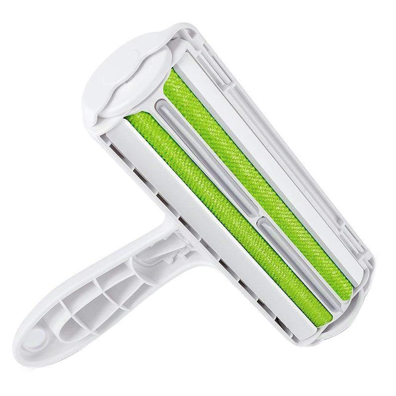 Pet Hair Remover Brush Dog Cat Fur Cleaning Roller Reusable Self Cleaning Tool - Grey