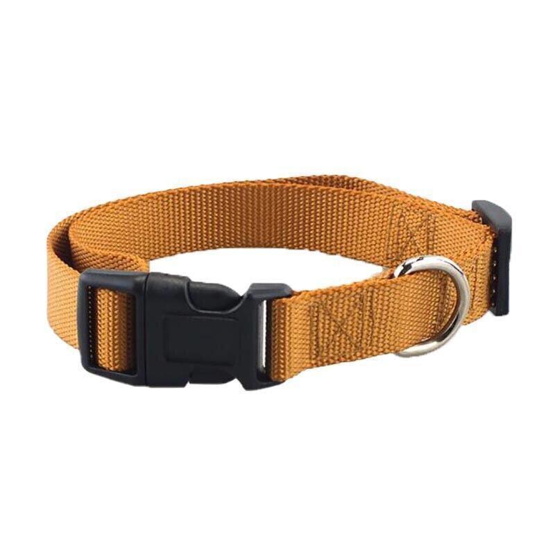 XS Size Dog Puppy Pet Collar Adjustable Nylon Toy Pink Blue Red Black - Grey