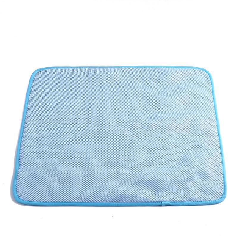 Pet Cool Gel Mat Dog Cat Bed Non-Toxic Breathable Summer Pad 5 Sizes Dog Pad - M(60*50cm)