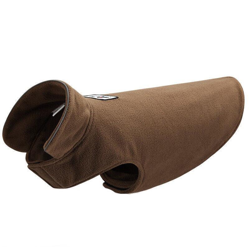 M Size Pet Dog Warm Coat Fleece Jacket Jumper Sweater Winter Puppy Vest Outfit - Yellow