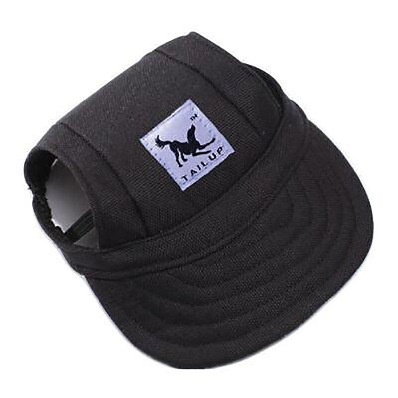 Dog Baseball Cap Outdoor Pet Sun Hat Summer Canvas Visor Puppy XL - Stripe