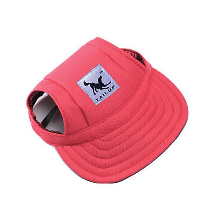 Dog Baseball Cap Outdoor Pet Sun Hat Summer Canvas Visor Puppy XL - Stripe