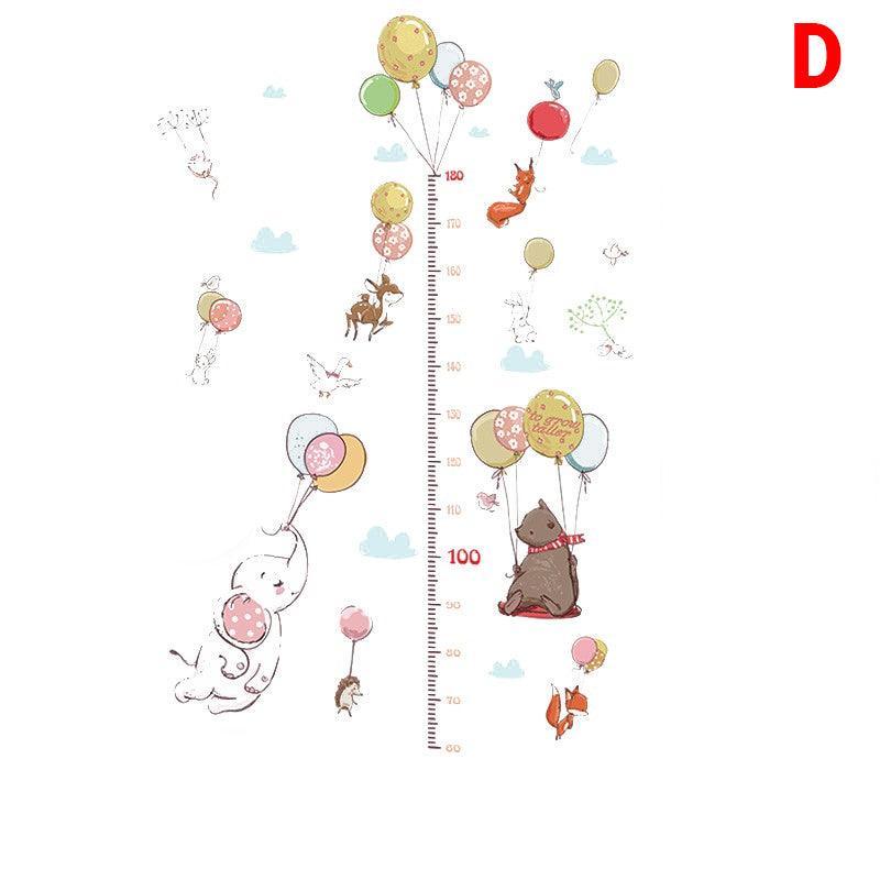 Removable Wall Height Chart Sticker Growth Measurement Ruler Decal for Wall Decor - G