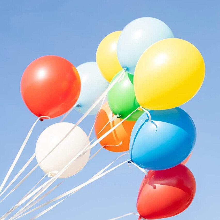 100PCS 10 Inch Latex Balloons Party Decorations Birthday Wedding Balloon Solid Colour - Gamet