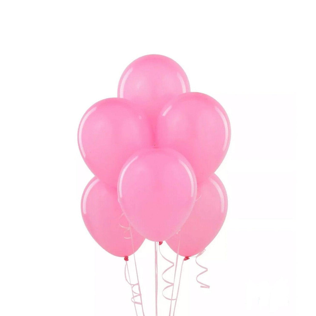 100PCS 10 Inch Latex Balloons Party Decorations Birthday Wedding Balloon Solid Colour - Light Rose