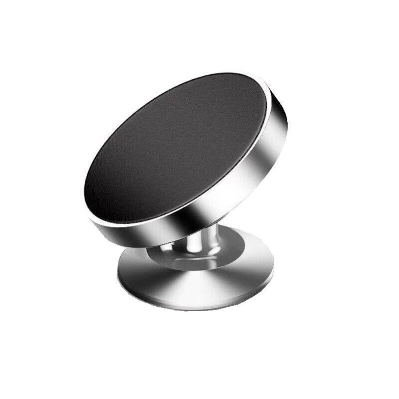 360-Degree Car Phone Holder Dashboard Mount Stand Cradle for Flat Surface - Black