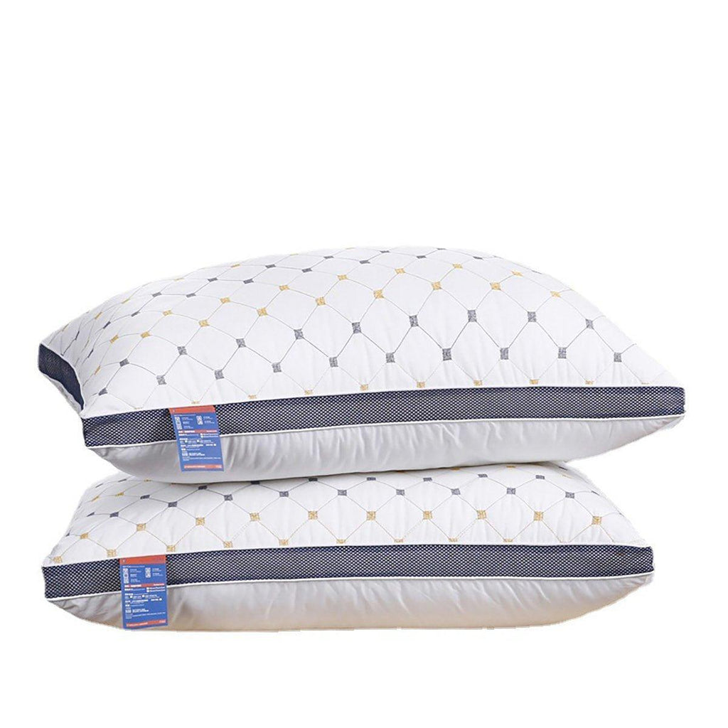 1/2PCS Hotel Style Polyester Fibre Pillow Washable High Rebound Support - 600g