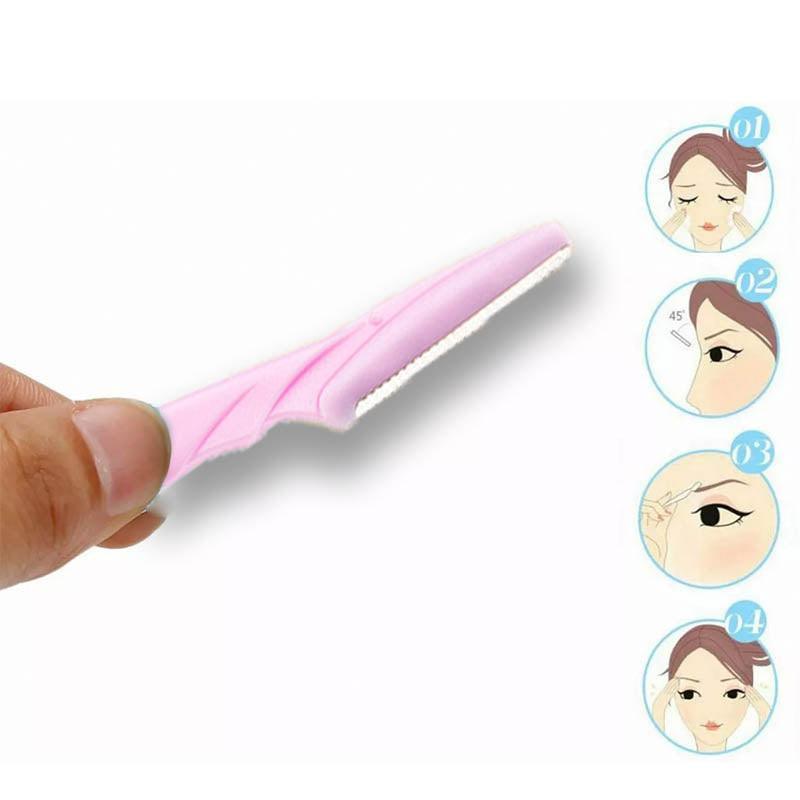 Eyebrow Razor Trimmer Shaver Facial Blade Shave Shaper Hair Remover Women Eye - 3 PCS