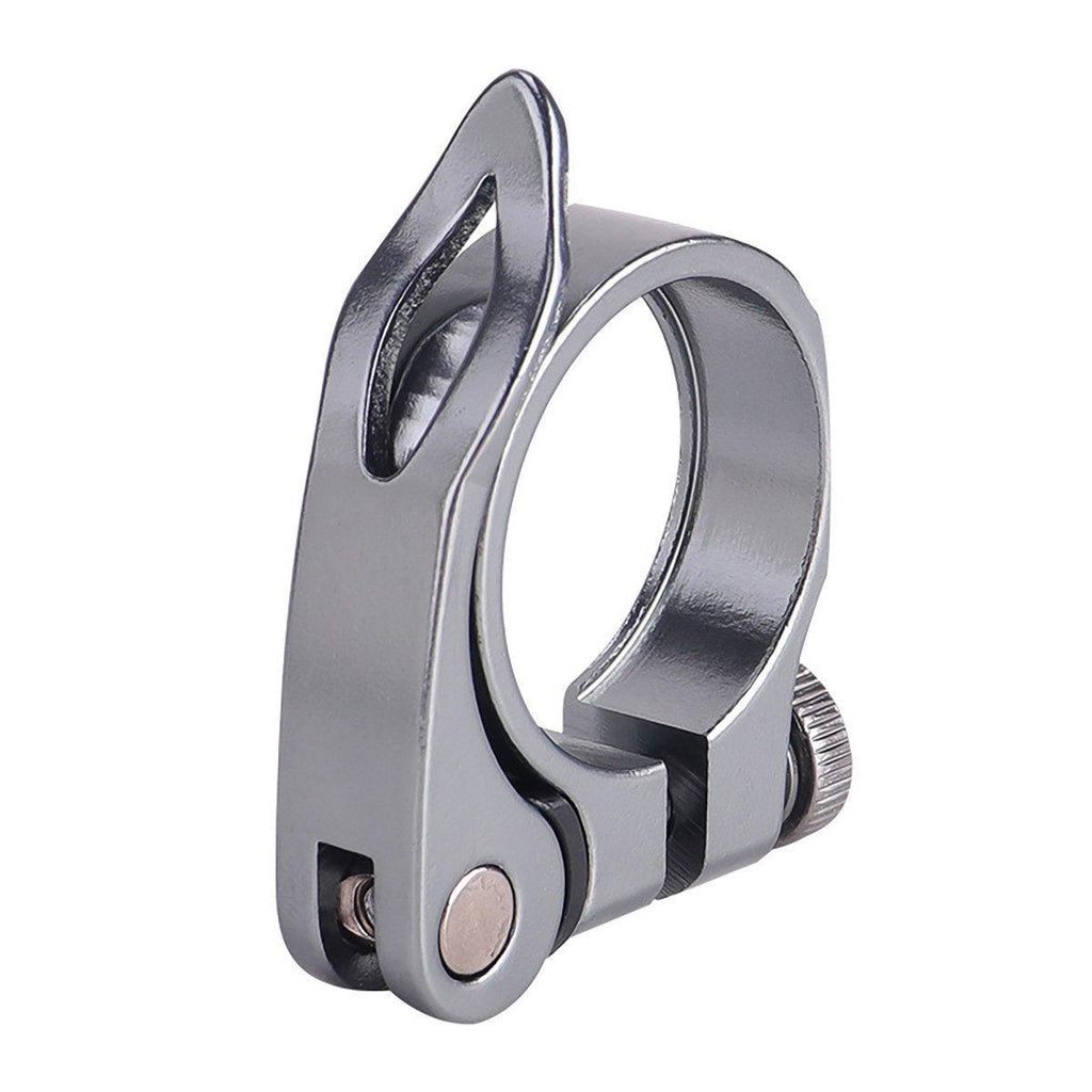 Quick Release Bicycle Seat Tube Clamp Multi Color Lever Lock Cycling Accessories - Golden-3-1