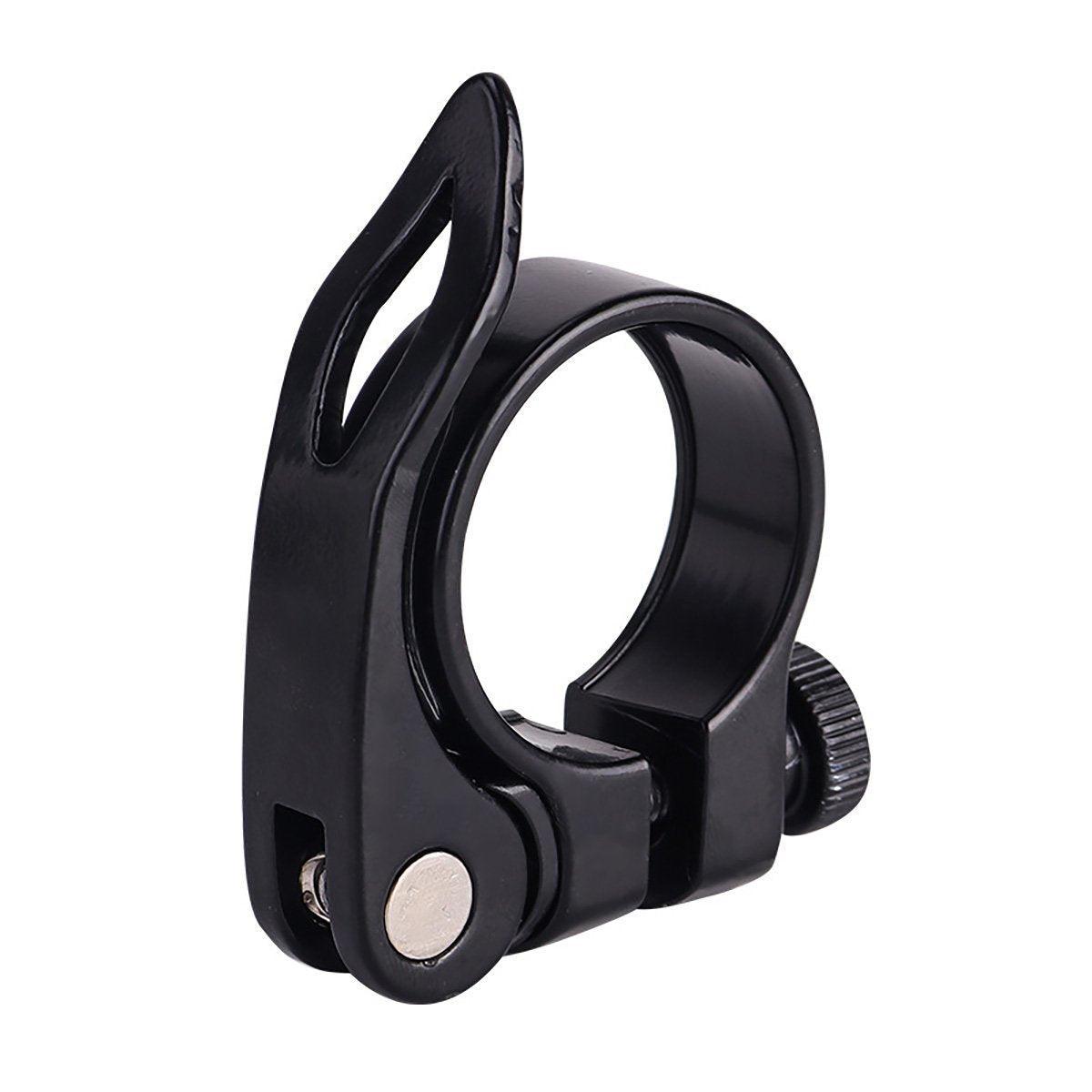 Quick Release Bicycle Seat Tube Clamp Multi Color Lever Lock Cycling Accessories - Golden-3-4