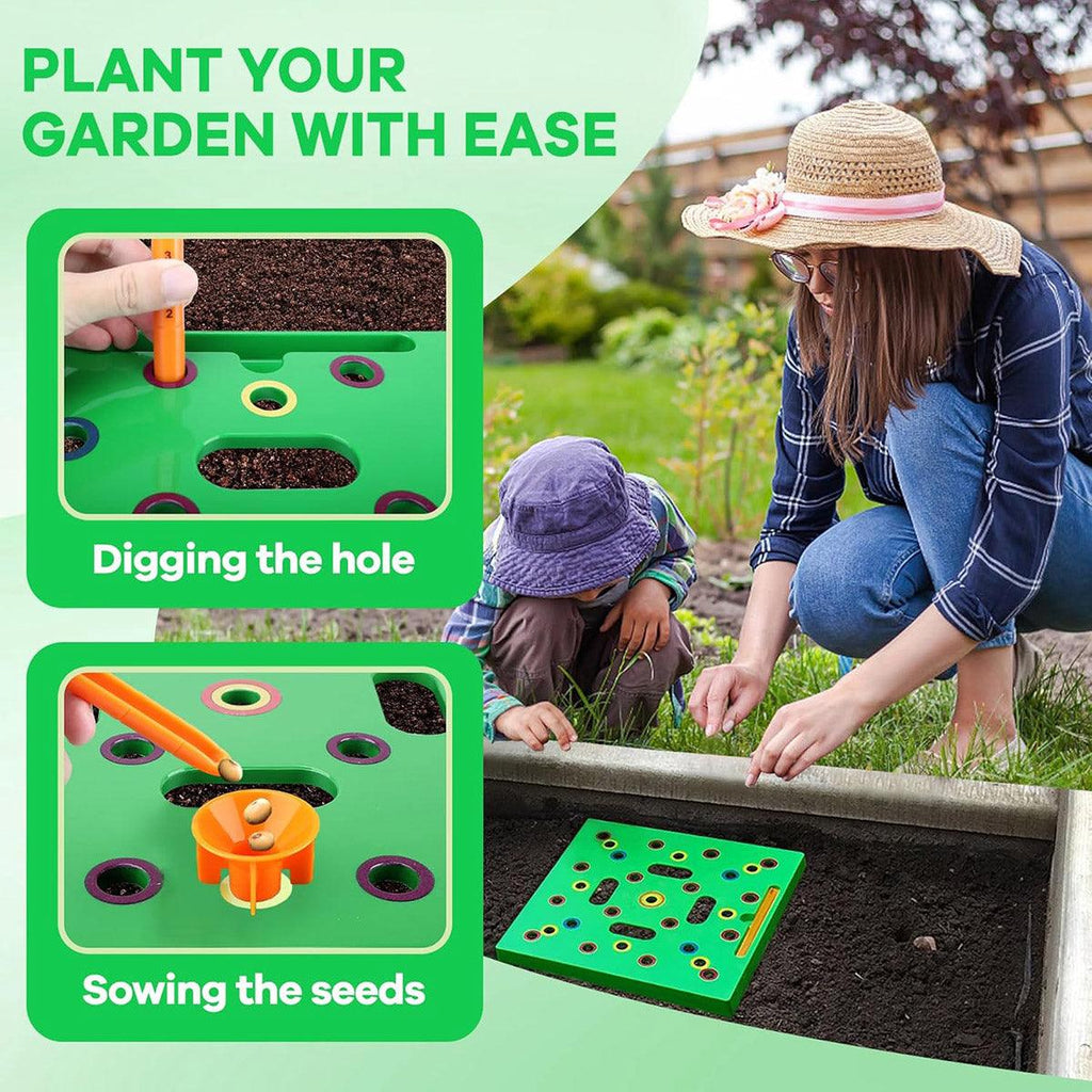 Sowing Templates Square Seed Spacing Gardening Planting Tools Vegetable Boards
