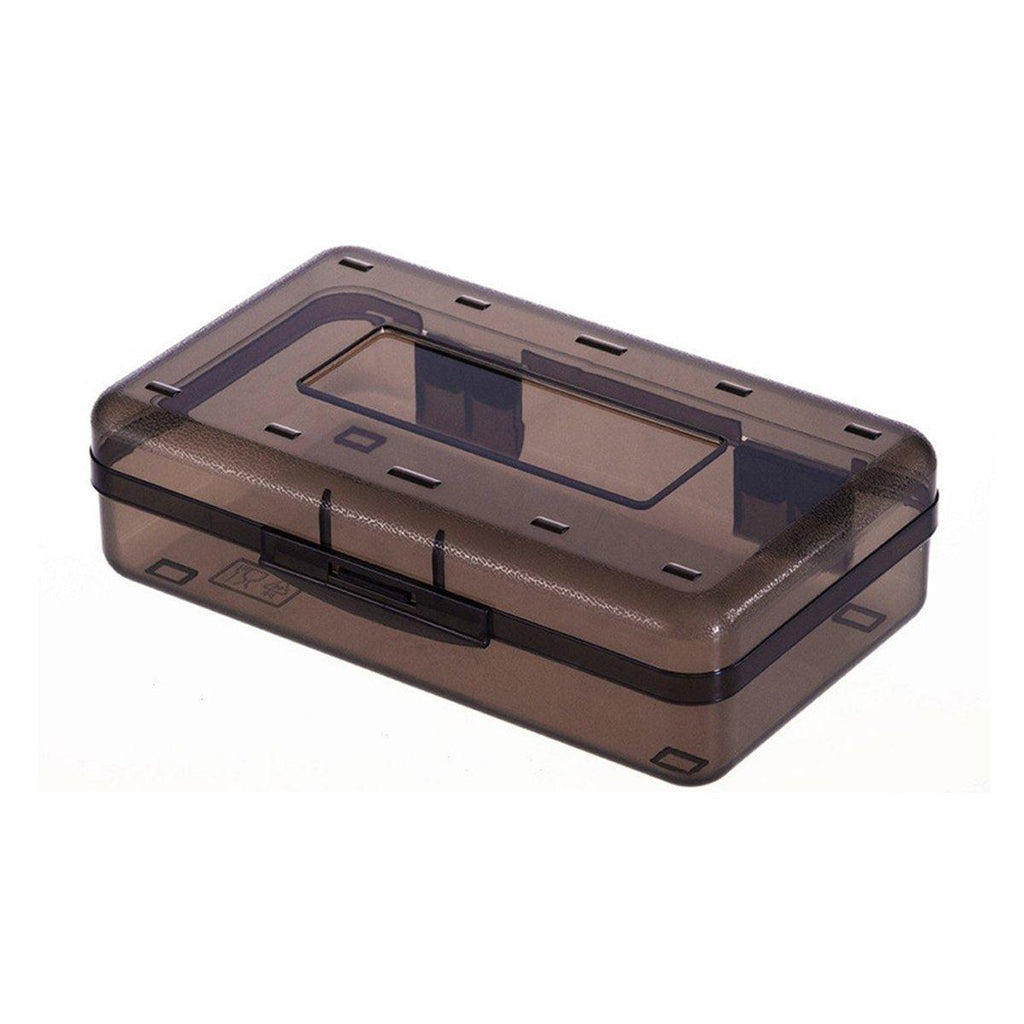 Large Capacity Transparent Plastic Pencil Case Multifunctional Student Art Box - Light Green