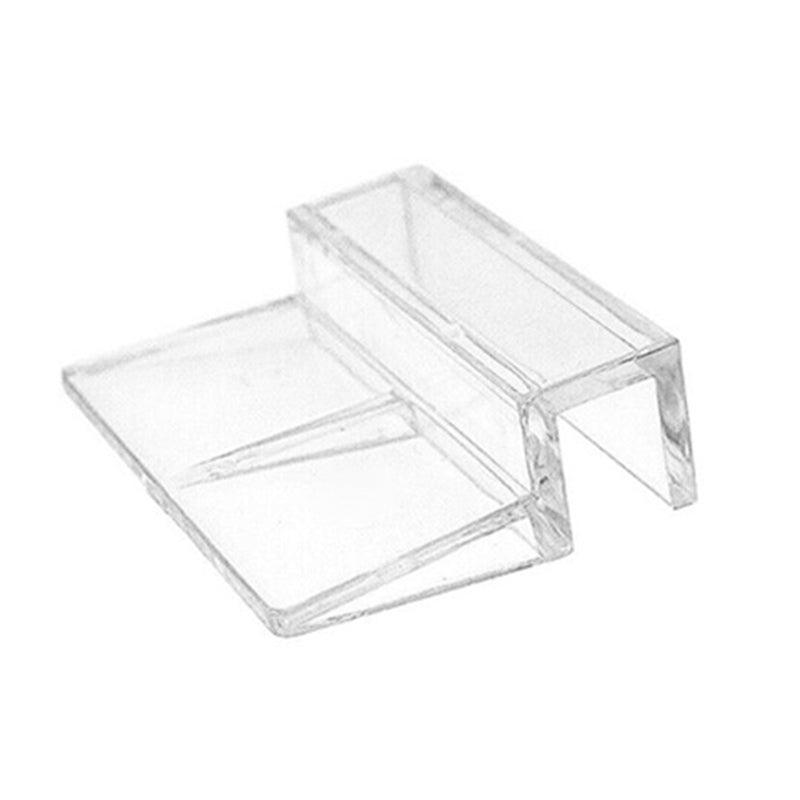 4Pcs Aquarium Fish Tank Glass Cover Support Holder Acrylic Clip Bracket 6/8/10/12mm - 8mm