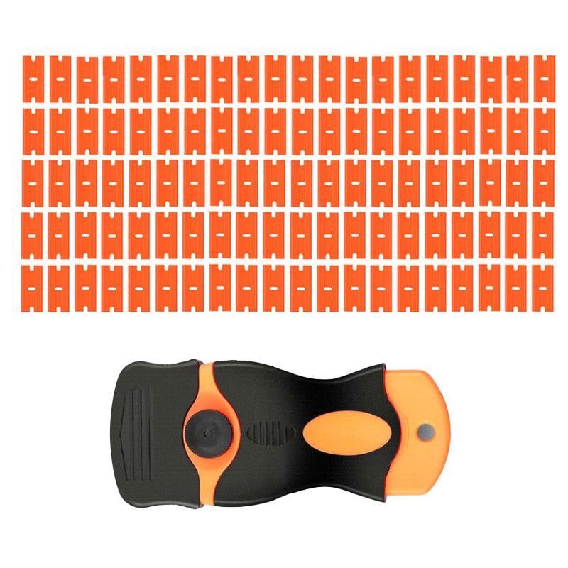 Plastic Razor Blade Scraper or Replacement Blades 10/20/30/50/100PCS Cleaning Tool - 1X Plastic Scraper