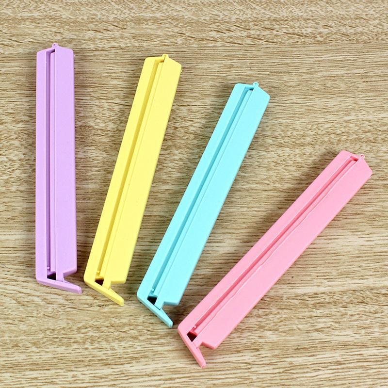 Plastic Sealing Bag Clip Sealer Clamp Kitchen Storage Food Snack Chips Seal Tool - 12PCS