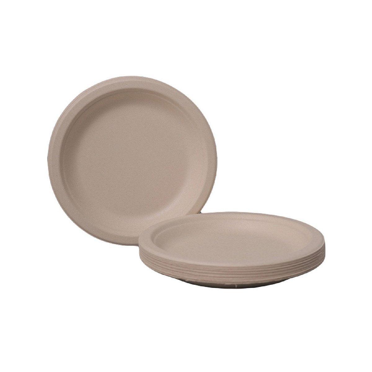 100x Biodegradable Sugarcane Paper Trays - Eco-Friendly & Durable for  Food - 9inches-100pcs