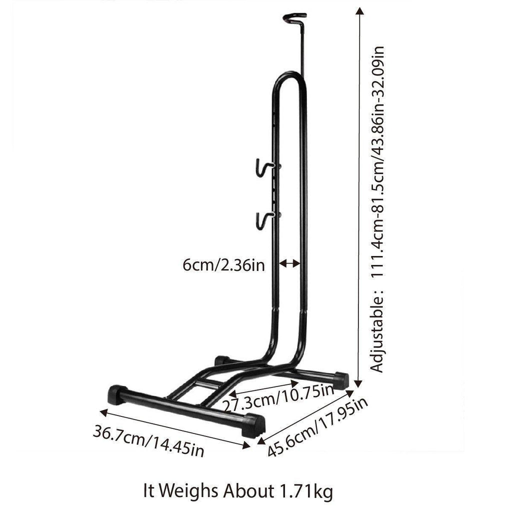 Mountain Bicycle Stand Parking Rack L Shaped Frame Bike Display Maintenance Tool