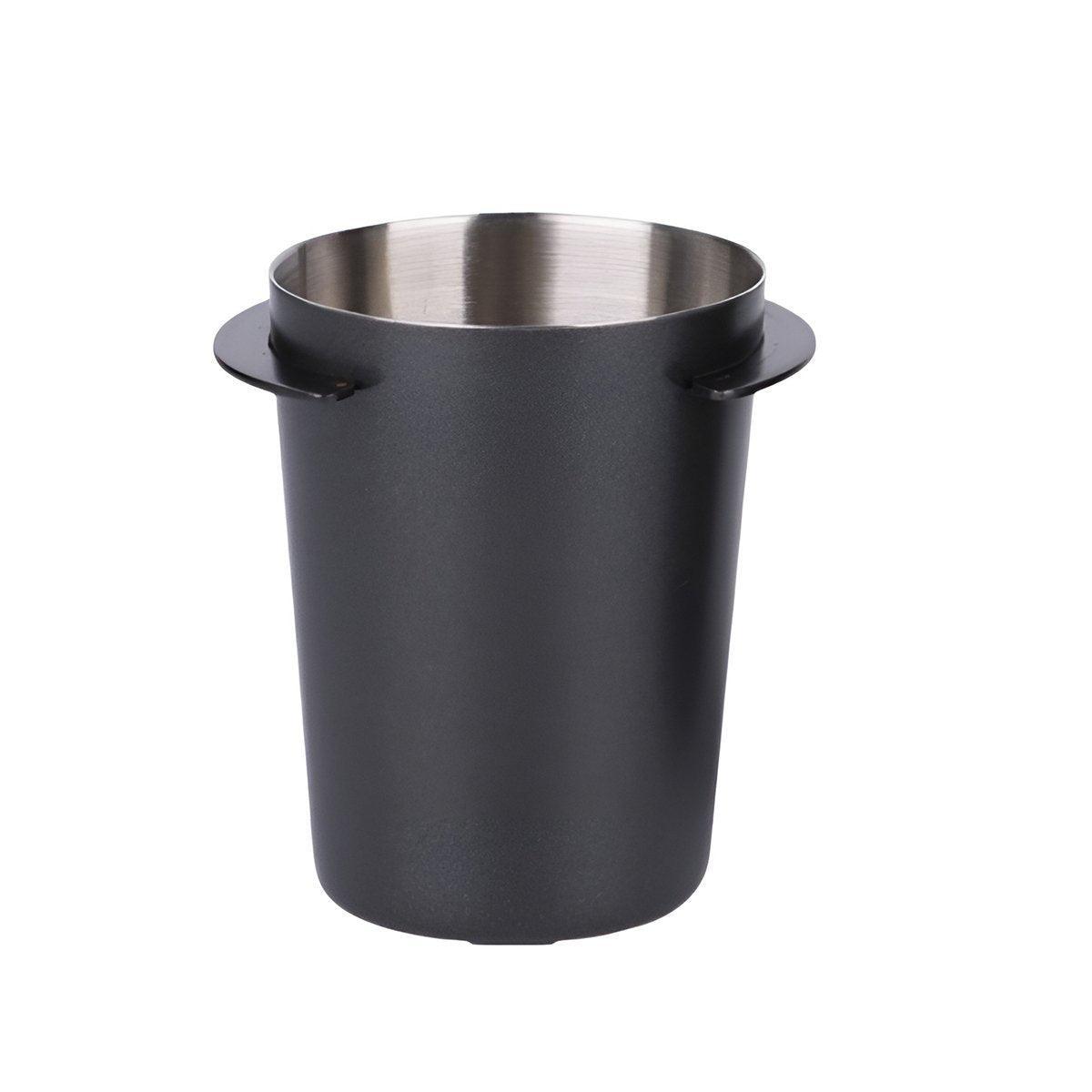 58mm Stainless Steel Coffee Catchers Coffee Maker Handle Accessories Durable Use - Black