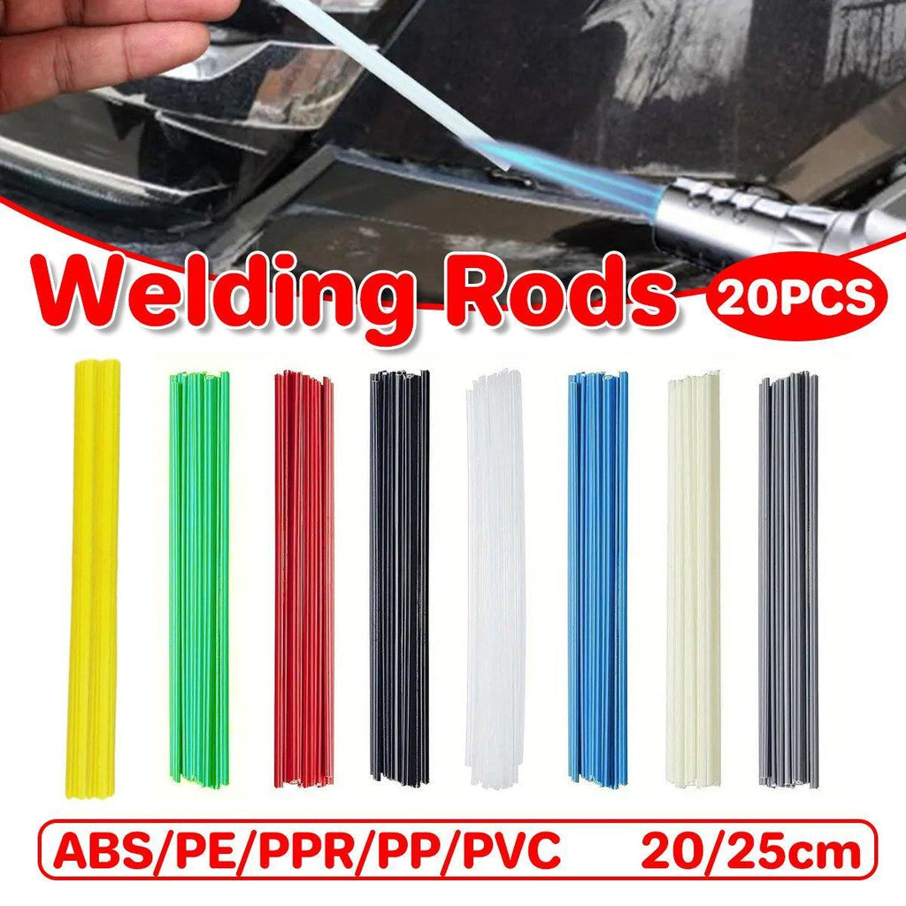 Bumper Plastic Welding Rod Torch 50CM/25CM Assorted Colours and Materials - Red - PP 20cm