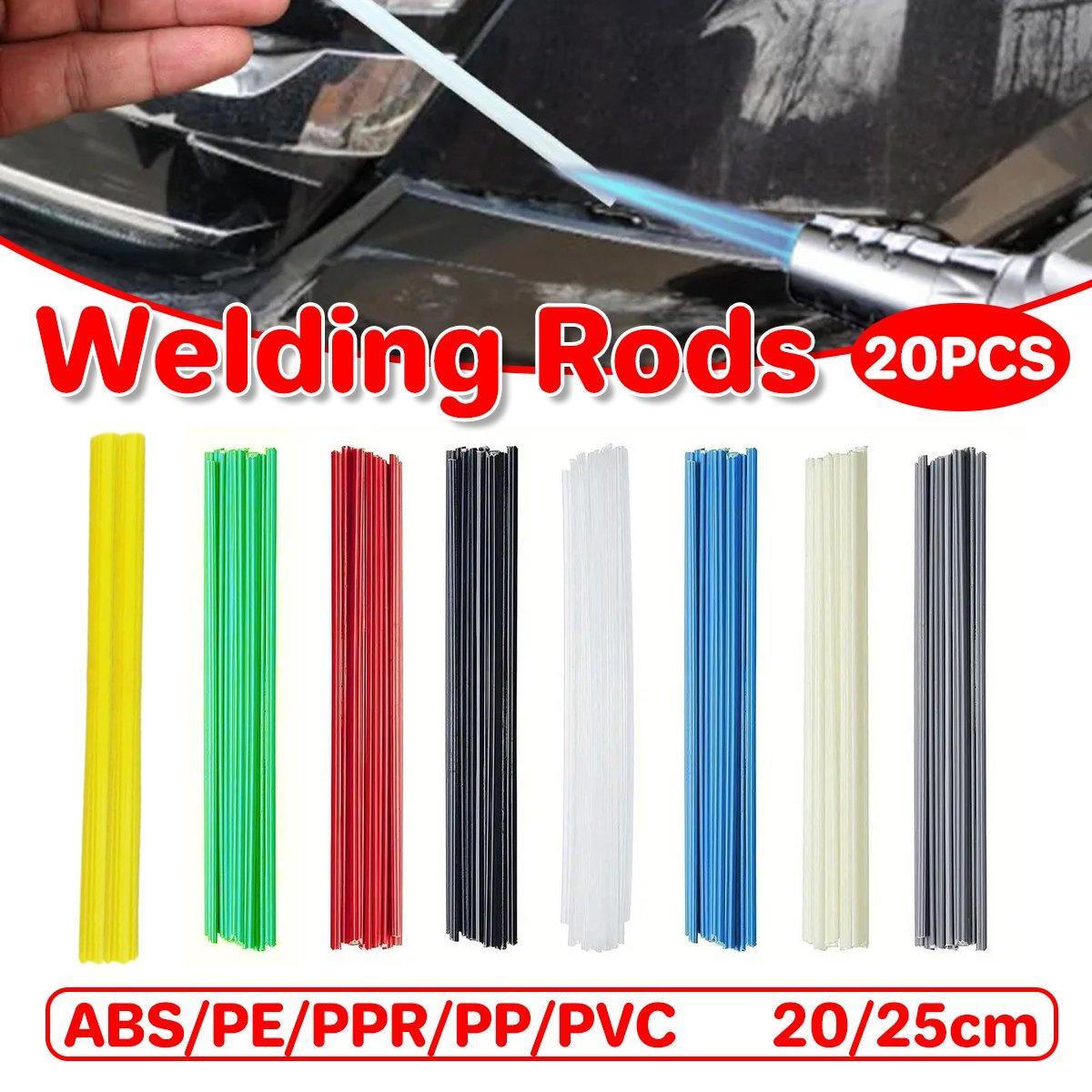 Bumper Plastic Welding Rod Torch 50CM/25CM Assorted Colours and Materials - Yellow - PP 20cm