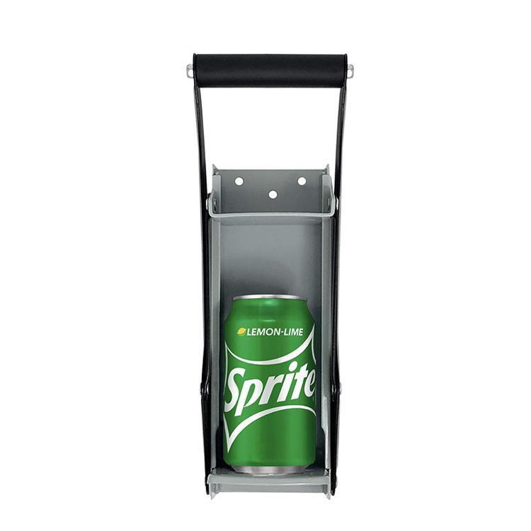 Can Crusher 12/16oz Beer Smasher Aluminium Recycling Wall Mount Bottle Opener - Red
