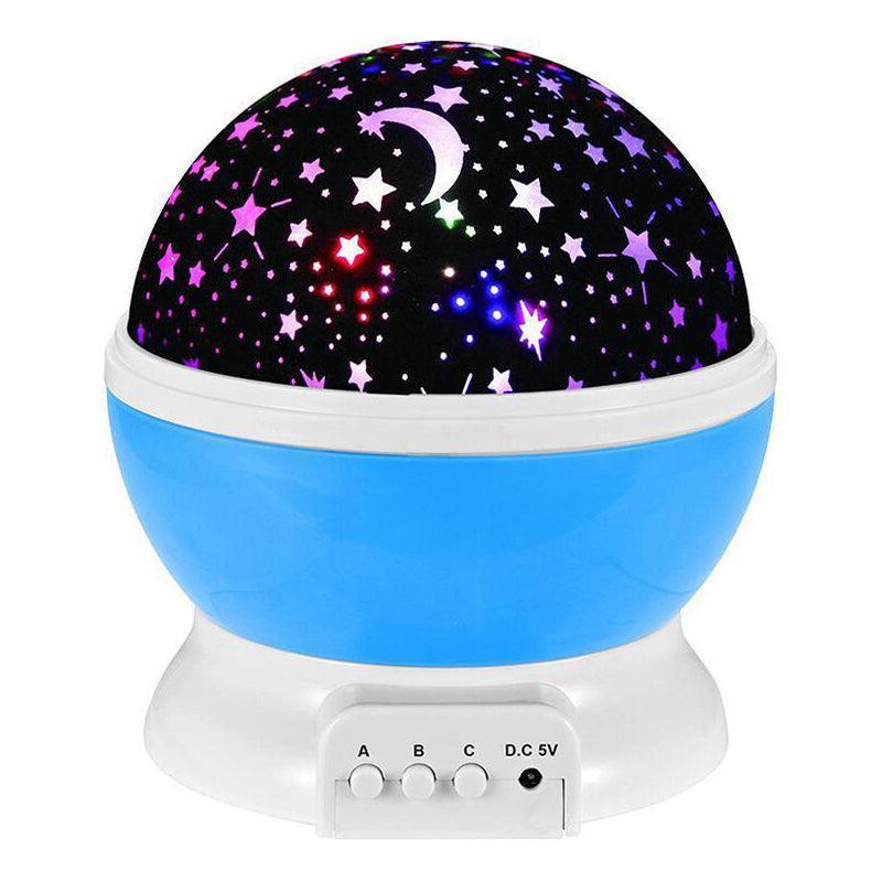 LED Night Star Galaxy Projector Rotating Lamp for Bedroom Ambience and Gift Use - Black