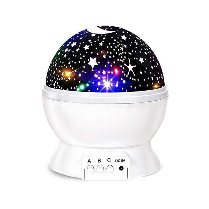 LED Night Star Galaxy Projector Rotating Lamp for Bedroom Ambience and Gift Use - Black