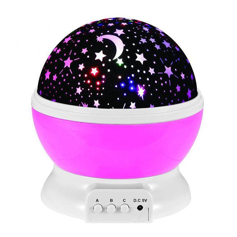 LED Night Star Galaxy Projector Rotating Lamp for Bedroom Ambience and Gift Use - Blue