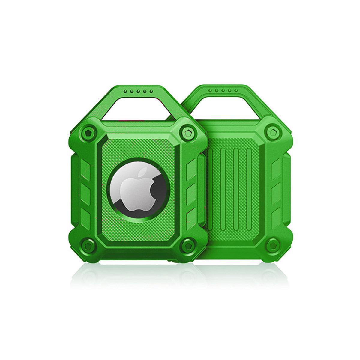 Waterproof Apple AirTag Protective Case TPU Cover Air Tag Tracker Loop Holder - White