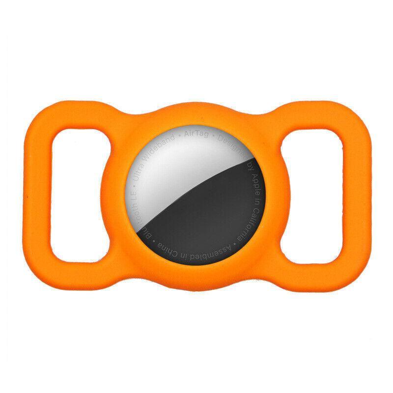 Silicone Collar Attachment Case Compatible with Tracking Device for Pets - Black