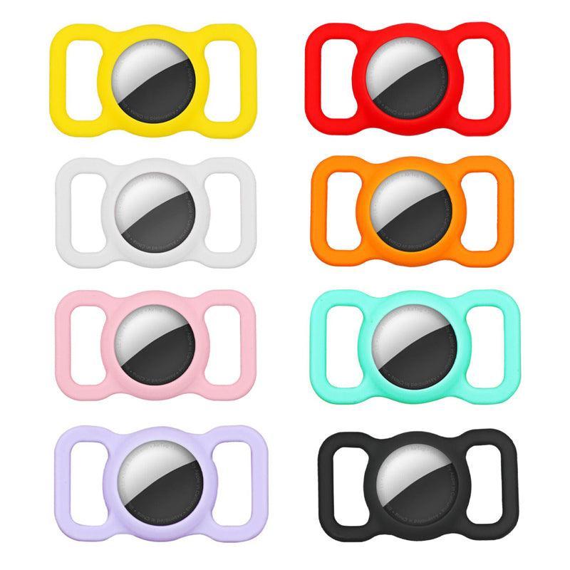 Silicone Collar Attachment Case Compatible with Tracking Device for Pets - Green