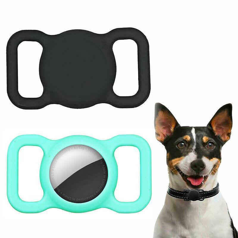 Silicone Collar Attachment Case Compatible with Tracking Device for Pets - White