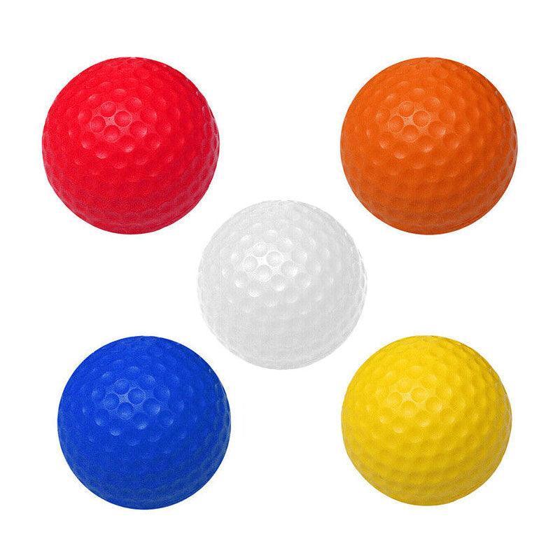 Indoor Outdoor Golf Training Foam Balls 12 Pack PU Soft Practice Accessories - Mixed