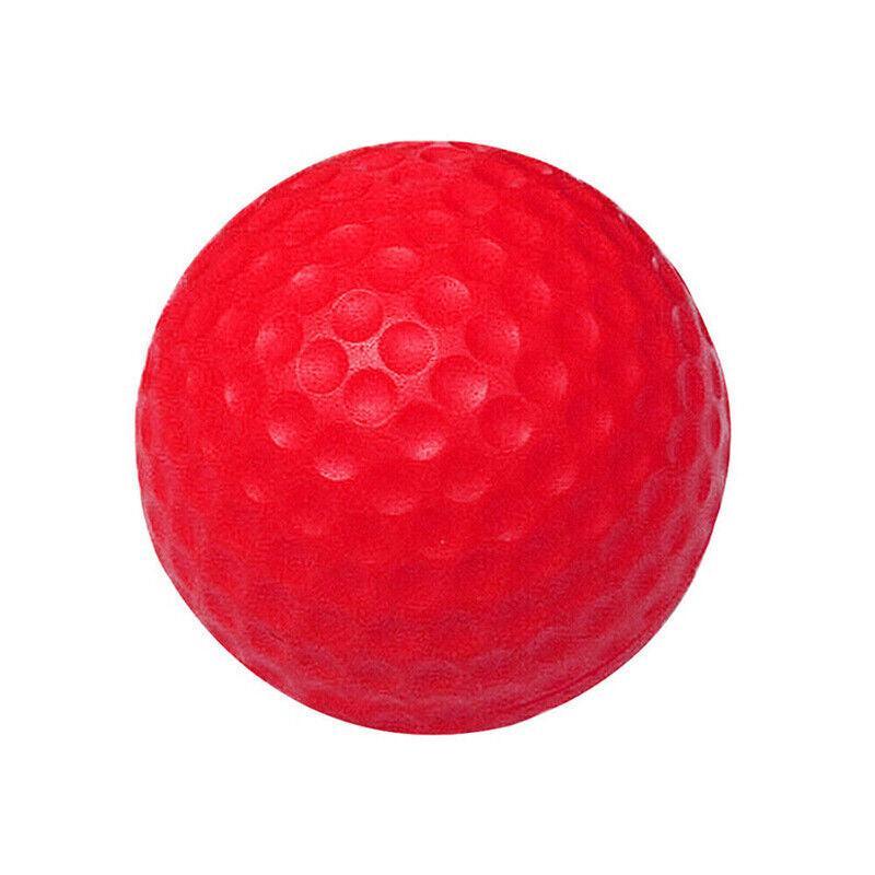 Indoor Outdoor Golf Training Foam Balls 12 Pack PU Soft Practice Accessories - Orange