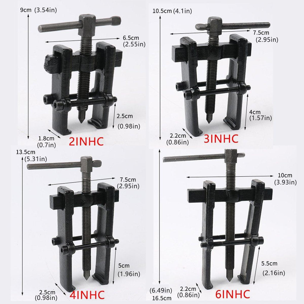 Small Wheel Bearing Puller Two Claws Dismantling Multifunctional Remover Tool - 4 inch
