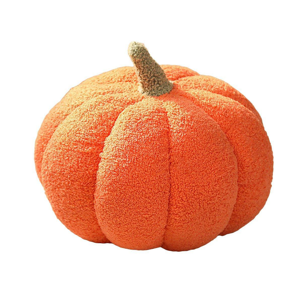 Soft Plush Pumpkin Pillow Cushion Sofa Living Room Bay Window Decor Indoor Toy - Yellow