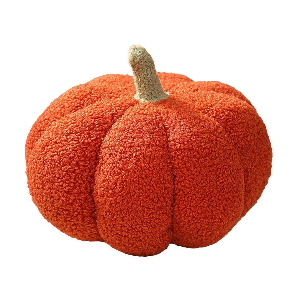 Soft Plush Pumpkin Pillow Cushion Sofa Living Room Bay Window Decor Indoor Toy - Yellow